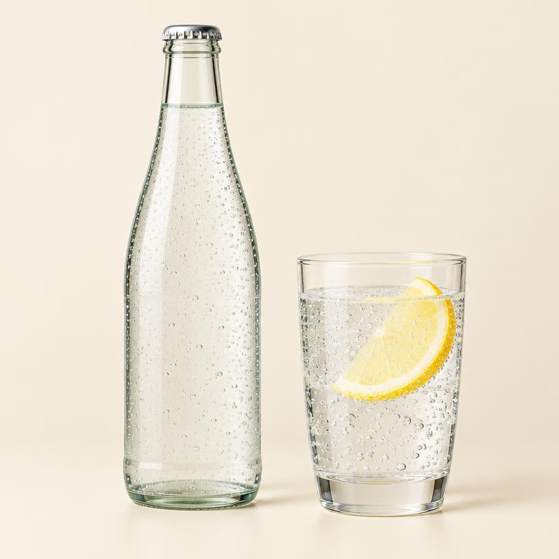 Agua mineral con gas