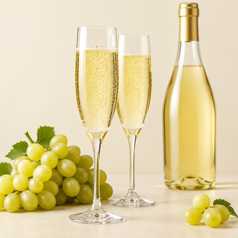 Mosto blanco espumoso